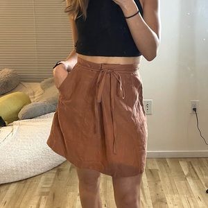 Wilfred Linen Wrap Skirt